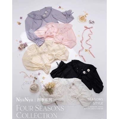 NyaNya Four Seasons Collection Sun-Protective Long Sleeve Cardigan(Pre-Order/5 Colours/Full Payment Without Shipping)